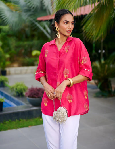 Pink Indiana Zoe Shirt