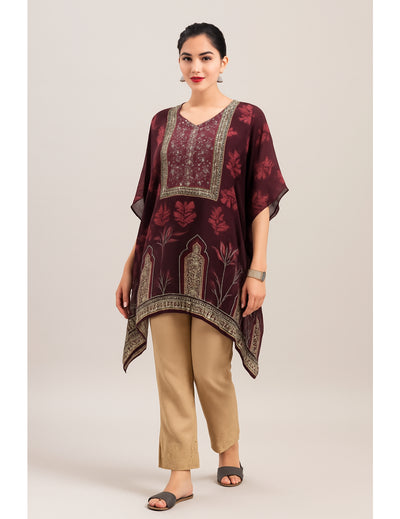 Multi Color Printed Kaftan