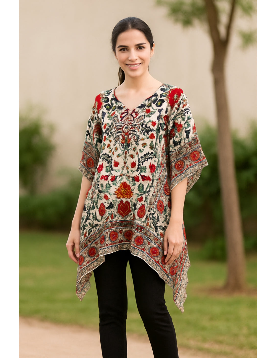 Multi color Printed Kaftan