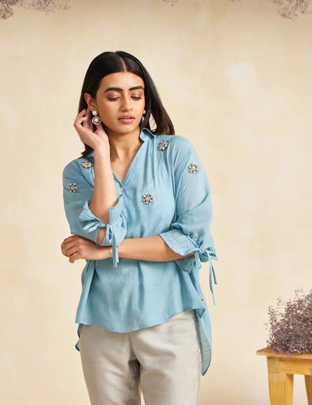 Sky Blue Iva Shirt