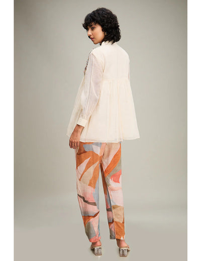 Conversational Embellished Co ord Set