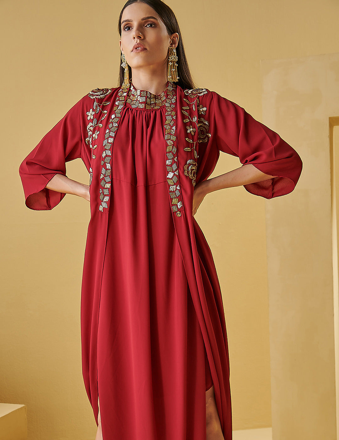 indian women Longitude Dress