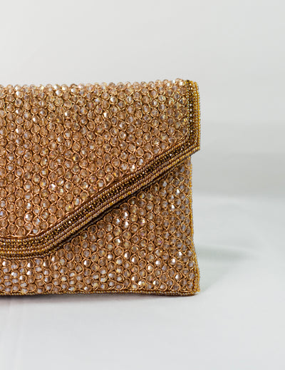 Classy Antique Gold Clutch