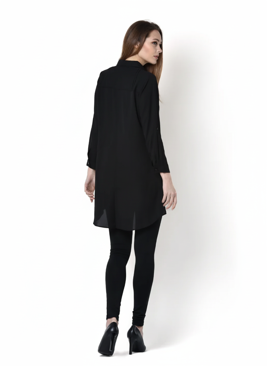 Black Grape Emb. Shirt