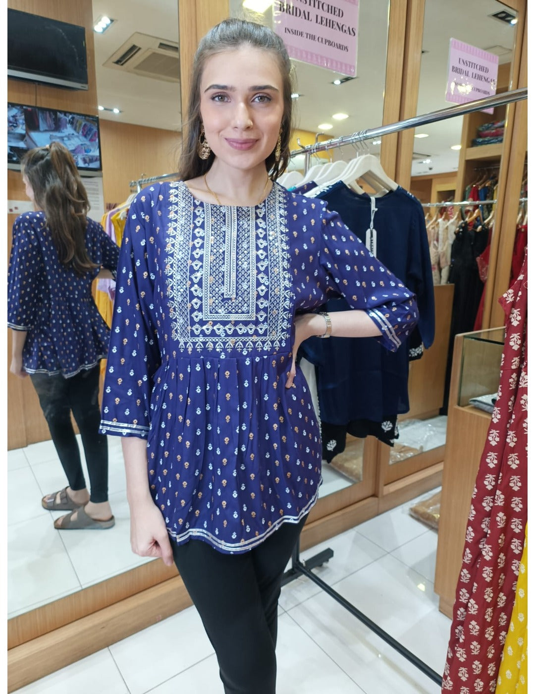 Blue Tunic Kurti