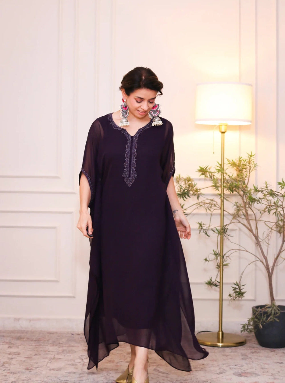 Black Viscose Kaftan | Stylish & Comfortable Wear in Singapore – Studio ...