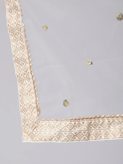 Noor – Ivory Motif Printed Kurta Set