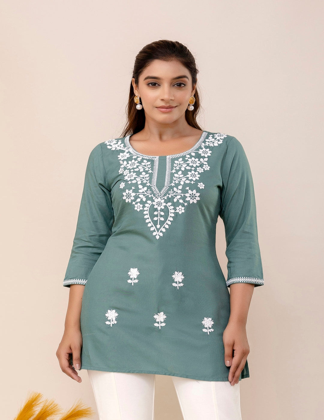 Grey A-Line Top
