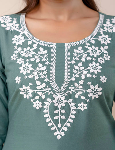Grey A-Line Top
