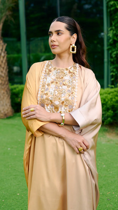 MUSTARD OMBRE ANORA TUNIC