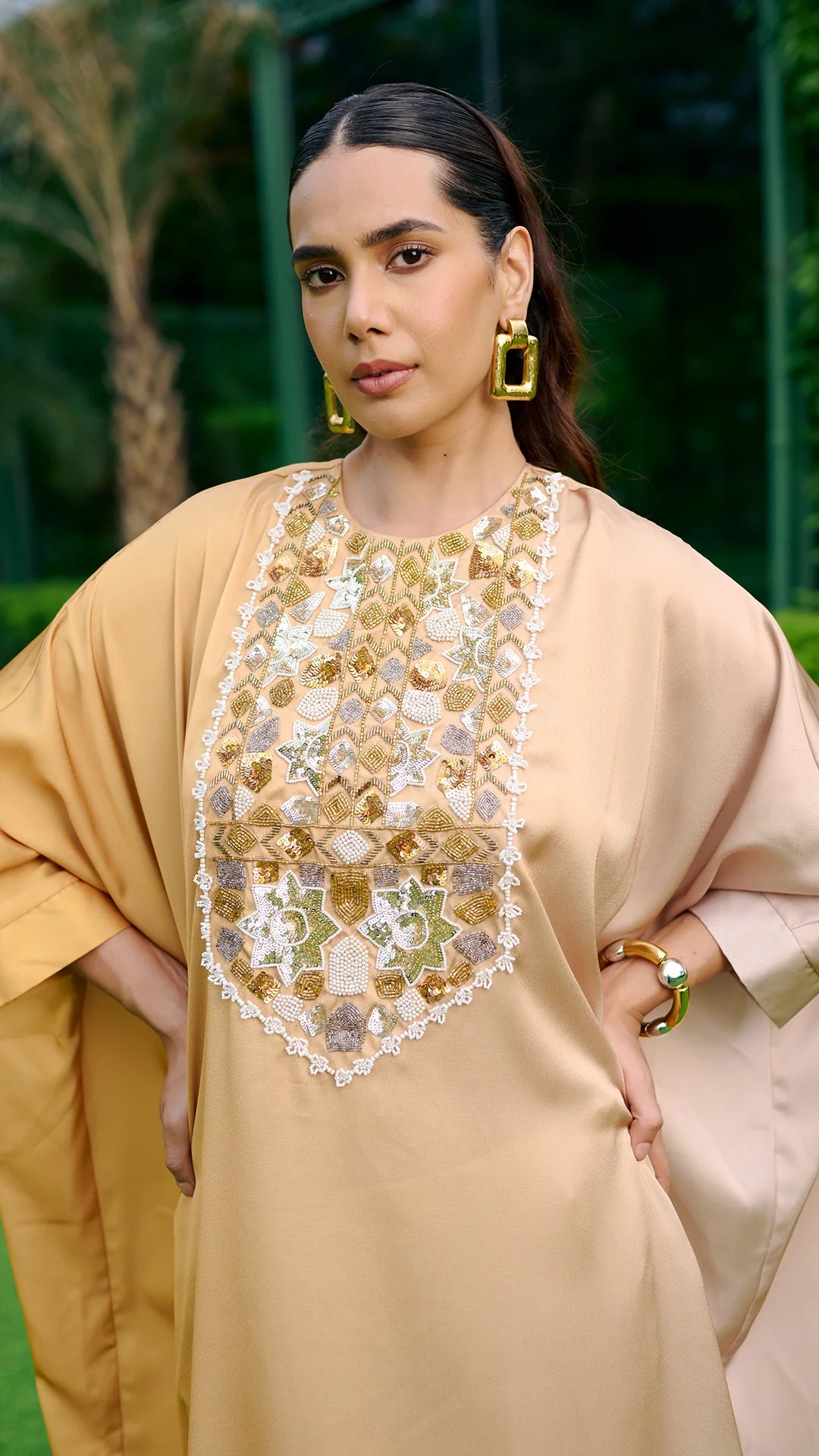 MUSTARD OMBRE ANORA TUNIC