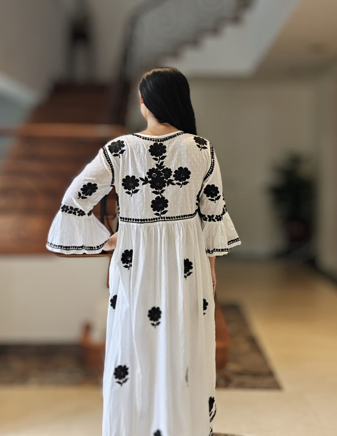 White Chikankari Kurti