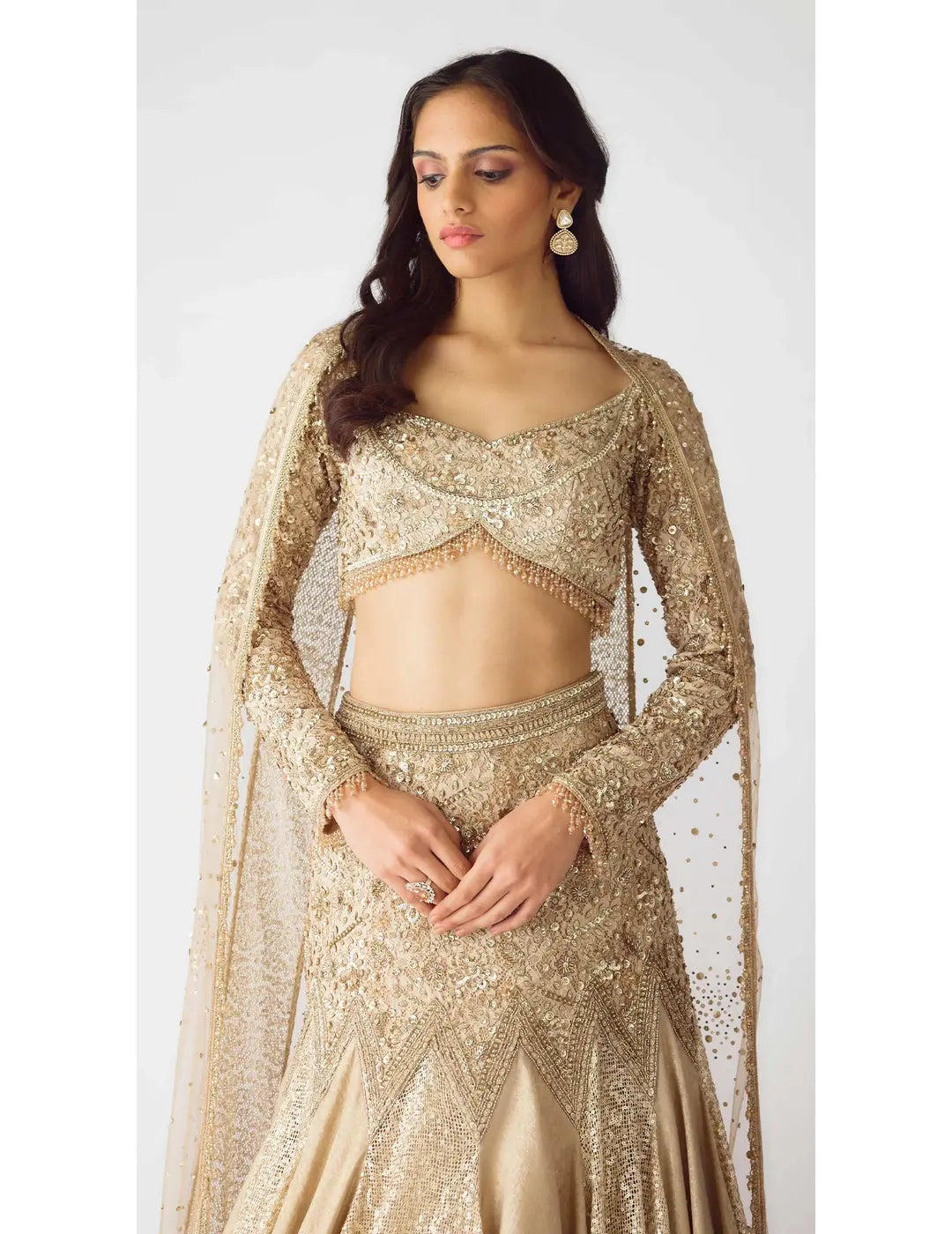 The Champagne Dawn Lehenga