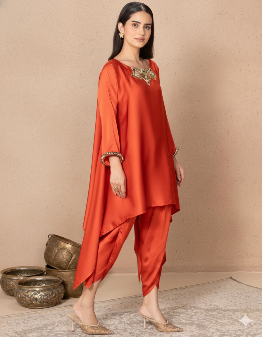 RUST ORANGE ZOLA TUNIC