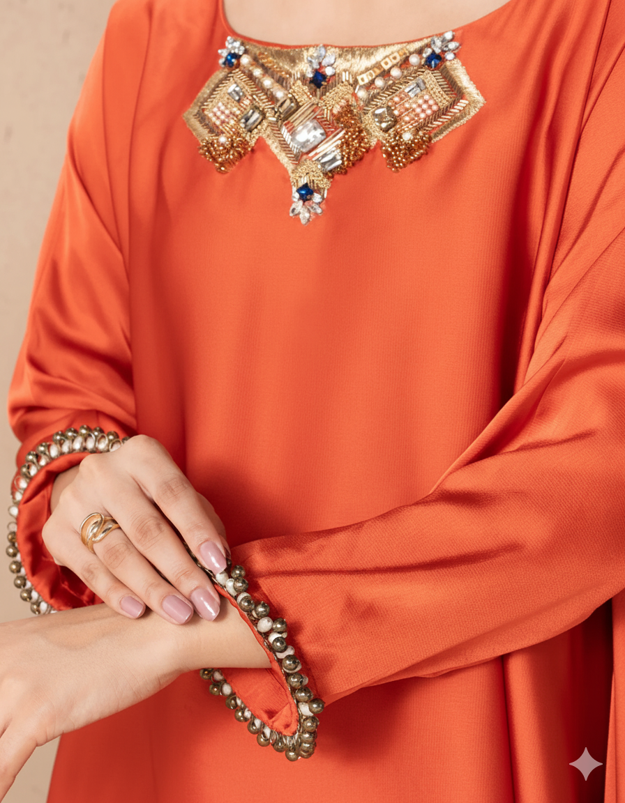 RUST ORANGE ZOLA TUNIC