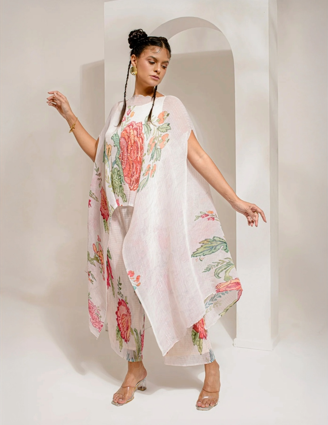 Ivory White Kaftan only