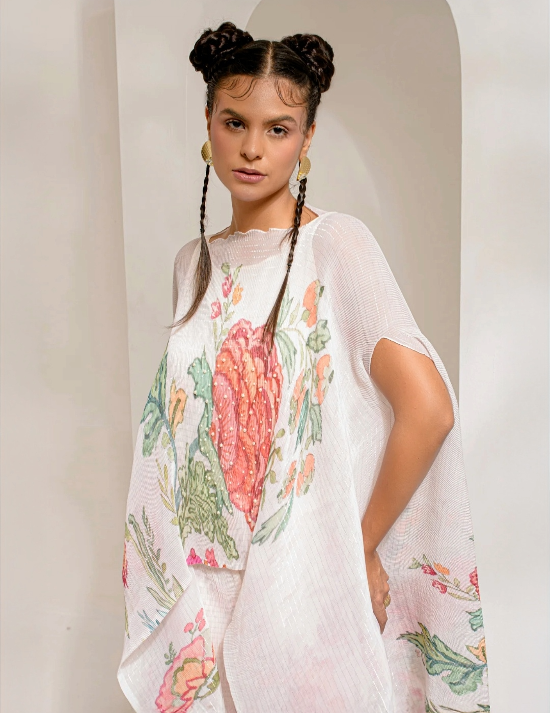 Ivory White Kaftan only