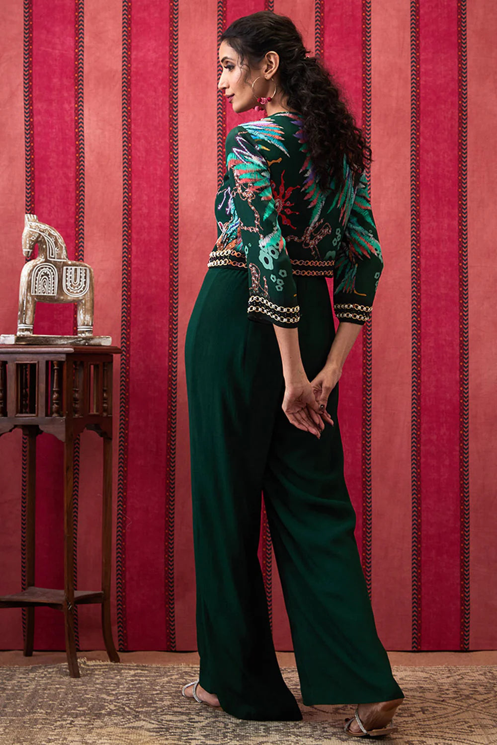 Aisha Jumpsuit With Embroidered Jacket