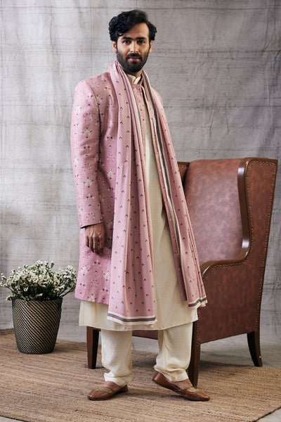 Sarouk Printed Sherwani Set