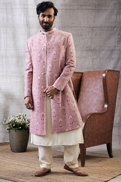 Sarouk Printed Sherwani Set