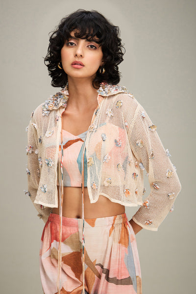 Embellished Co ords With Jacket