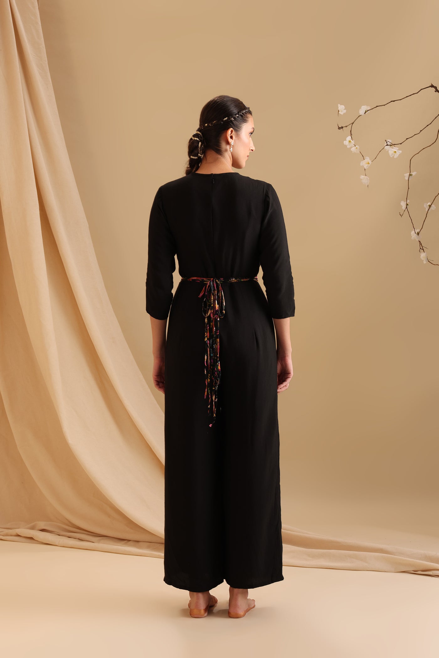 Jumpsuit with Belt - Shop Online Singapore