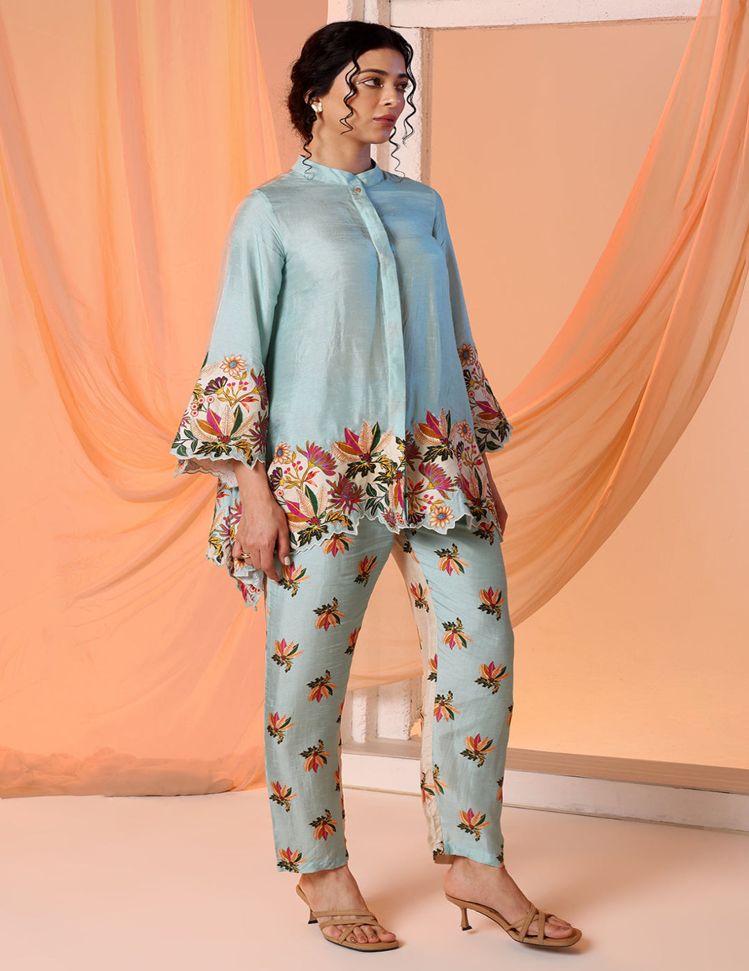 Aarani Embroidered Co-Ord Set - Indian Fashion Online SG – Studio J Shop