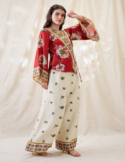 Gulzaar embellished angarkha set