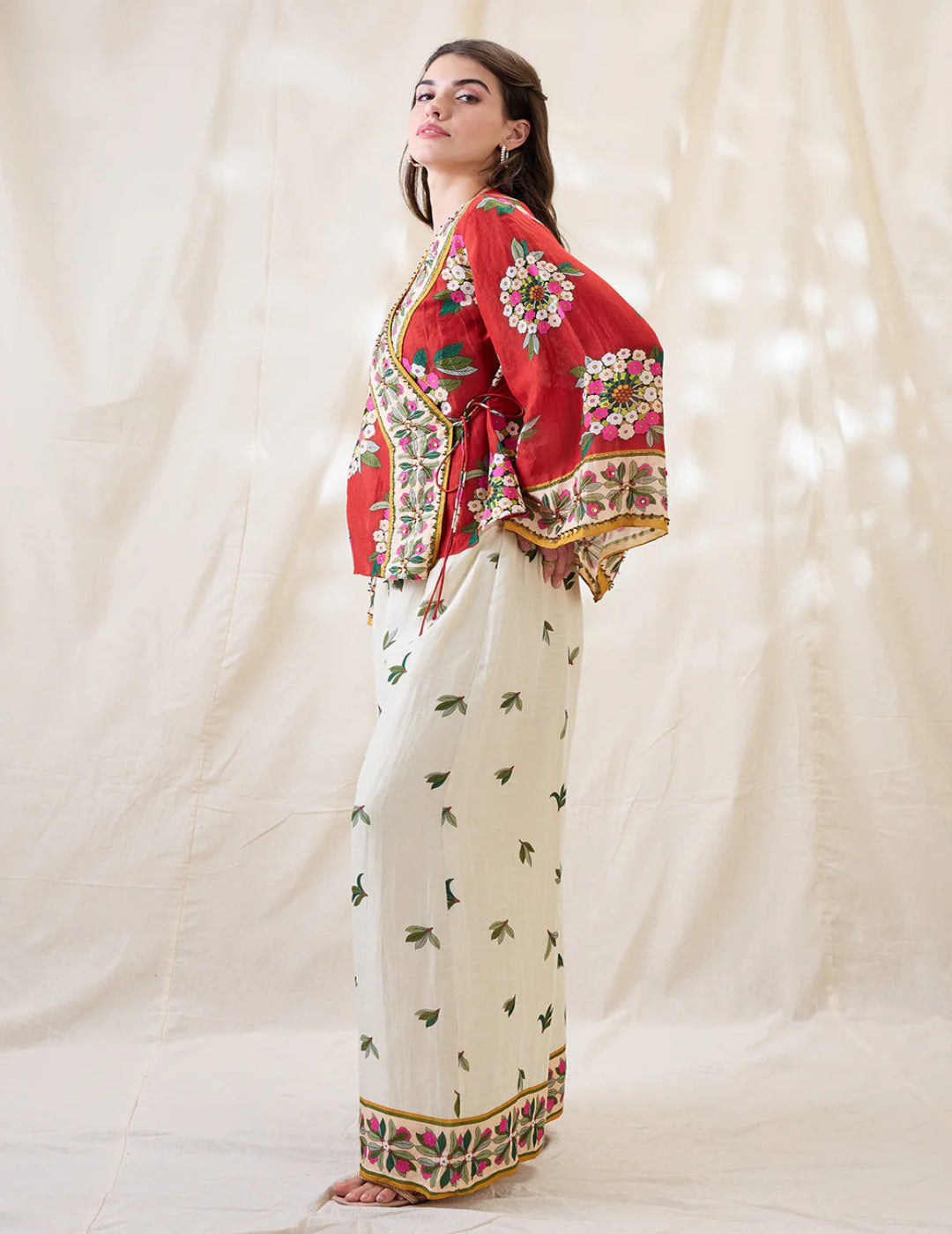 Gulzaar embellished angarkha set