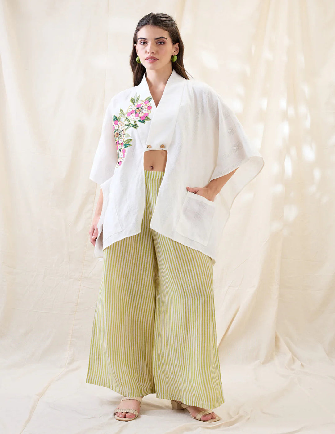 Gulzaar appliqued co-ord set