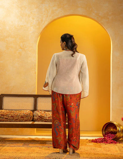 Rangtara Appliqued Co-ord Set