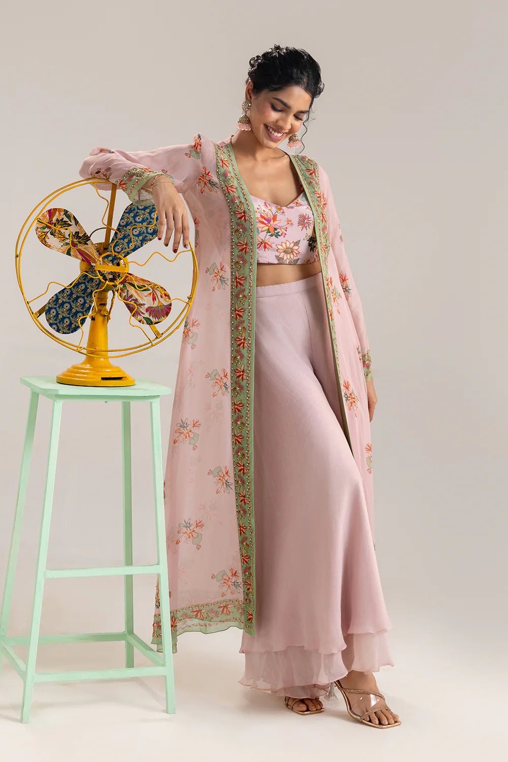 Aarani Rimmer Aarani Embroidered Co-ord Set with Jacket β Studio J Shop