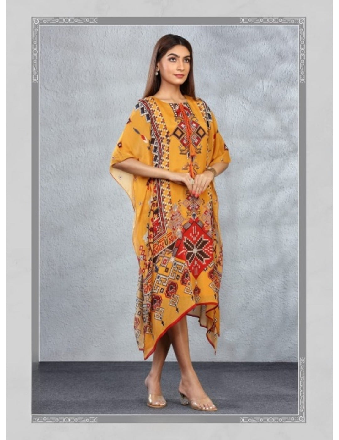 Summer Yellow Kaftan