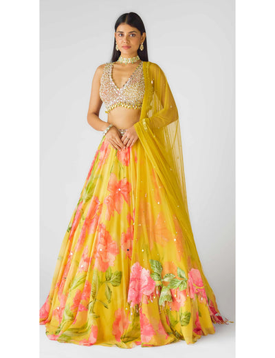 The Wild Marigold Lehenga