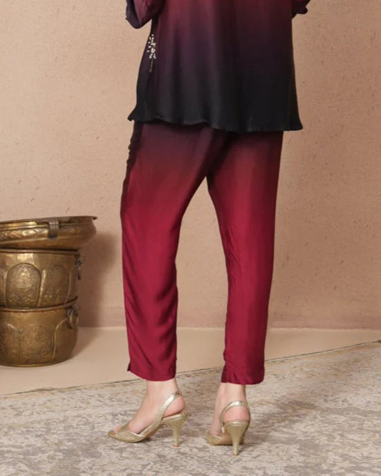 Wine Ombre Synergy Pants