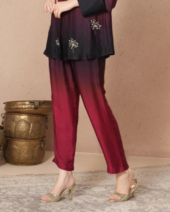 Wine Ombre Synergy Pants