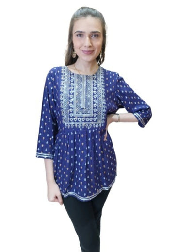 Blue Tunic Kurti