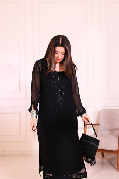 Black Long Kurti