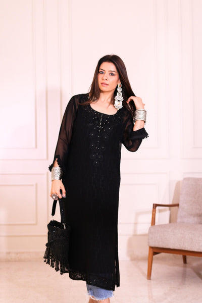 Black Long Kurti