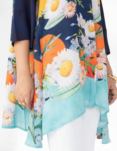 Yellow Side Panel Fiore Shirt