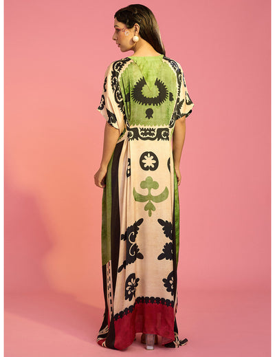 Floral Printed Kaftan