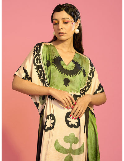 Floral Printed Kaftan