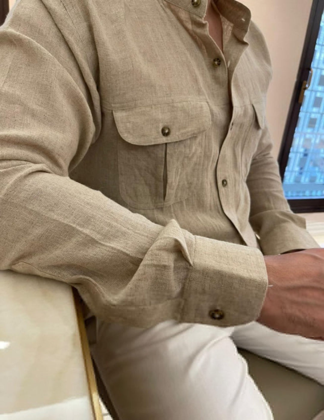 粉色 &amp; 金色 Cape Dhoti 套装