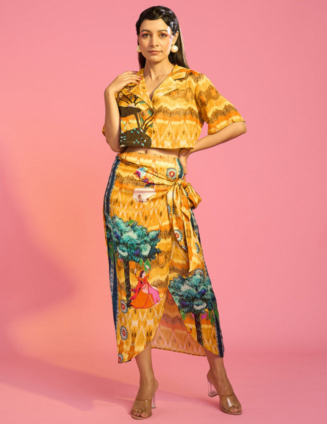 Jim Corbett Drape Skirt and Top