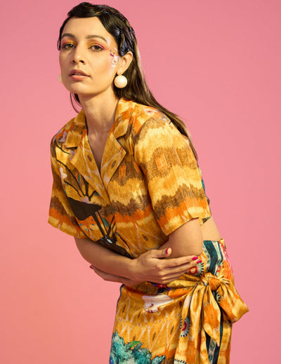 Jim Corbett Drape Skirt and Top