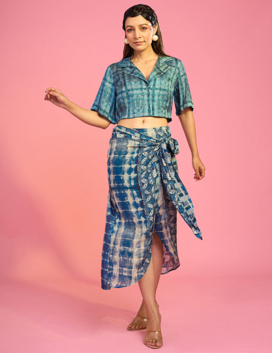 Murtasim Drape Skirt and Top
