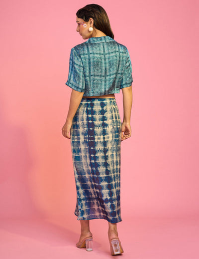 Murtasim Drape Skirt and Top
