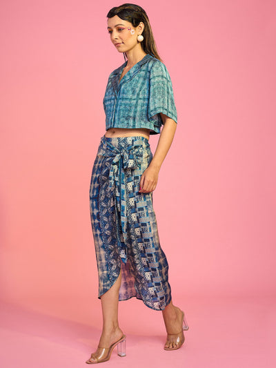 Murtasim Drape Skirt and Top