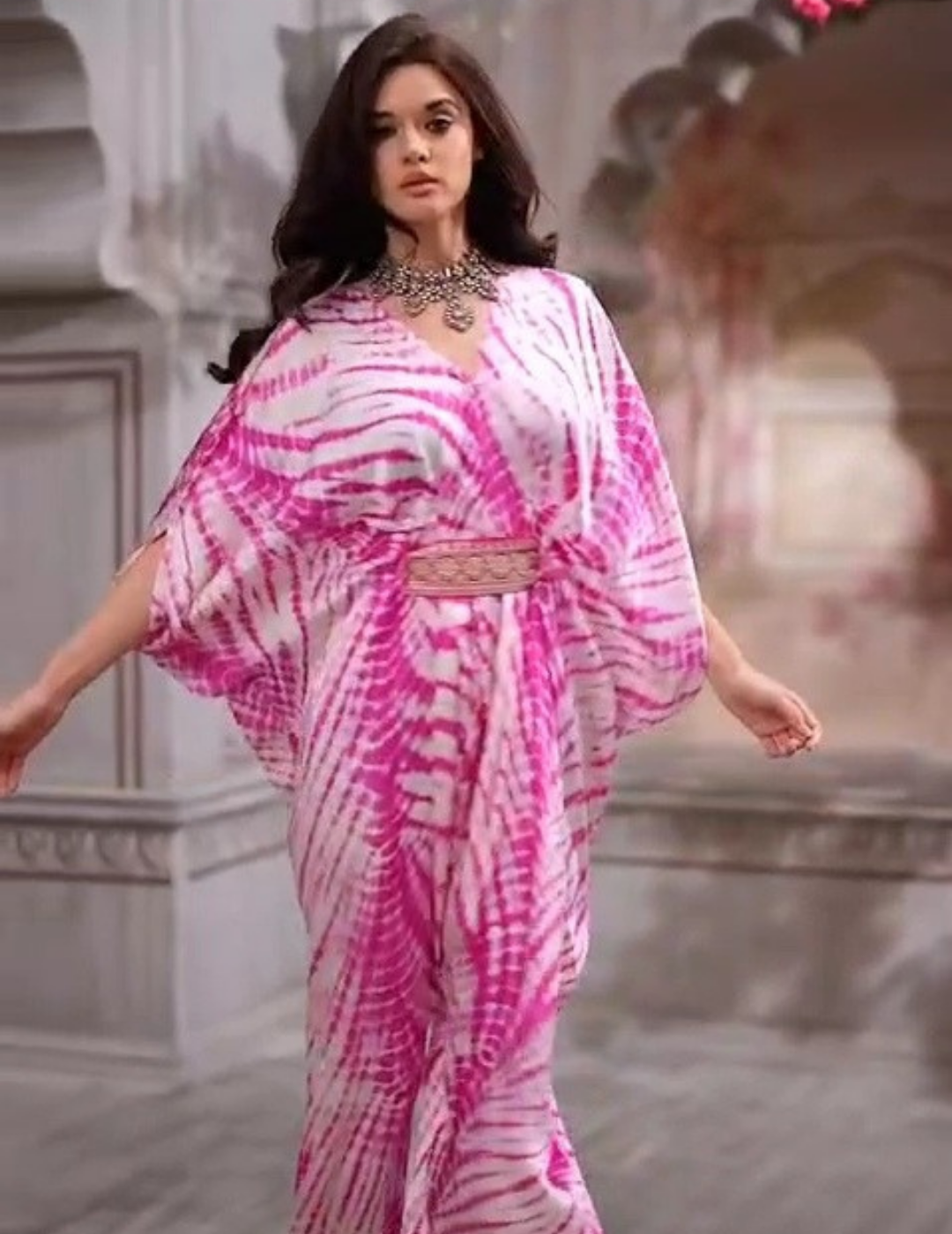 Pink Bandhani Jumper for Women