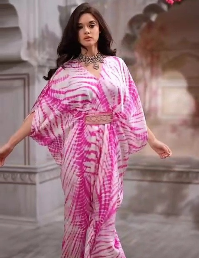 Pink Bandhani Jumper for Women